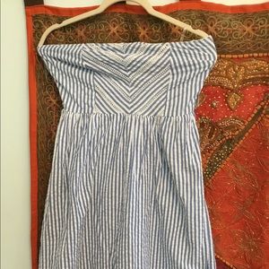 Strapless Seersucker dress old navy